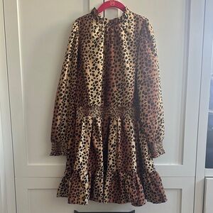 Janie and Jack Brown Polka Dot Dress